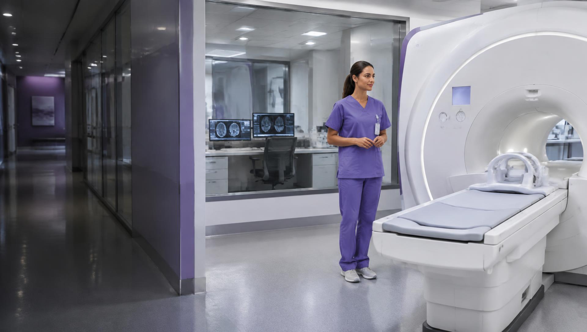 Illustrative clinical MRI suite
